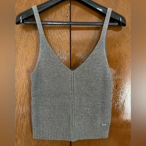 Abercrombie and Fitch grey sweater tank